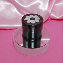1PC, New Japanese Style 50MM Minimalist Flower Herb Grinder, Zinc Alloy Metal 4-Layer Fine Grinder, Portable Herb Crusher, Suitable For Hand-Rolled Smokers! - View 2