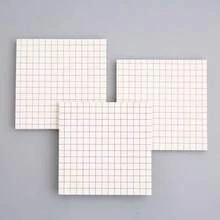 Kraft Paper & White Paper Sticky Note Set, 50 Sheets Per Book, Lined, Grid & Blank Multiple Styles Self-Adhesive Memo Pads, Suitable For Planner, Office, Student Notes & Stationery Use School Supplies - one-size - View 15
