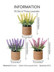 3pcs/Set Lavender, Red Berry Pumpkin Maple Leaf Grass Mound Seagrass Rope, PE Material, One Set Three Colors, Artificial Plants, Artificial Flowers, Suitable For Outdoor Garden, Wedding Seasonal Decoration, Autumn Thanksgiving, Handmade Decoration, Harvest Festival, Halloween, Christmas Decoration, Seasonal Decoration - Multicolor - View 15