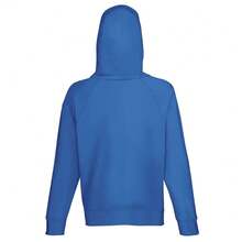 Fruit Of The Loom Mens Hooded Zip Sweatshirt Front Pouch Pockets 5szs - Royal - View 2