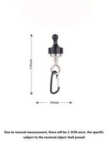 1 Stück starker Magnetischer Haken, Outdoor Camping Baldachin Zelt Befestigungshaken, Camping Licht Magnet Kletterhaken - Verschiedenfarbig - Übersicht 6