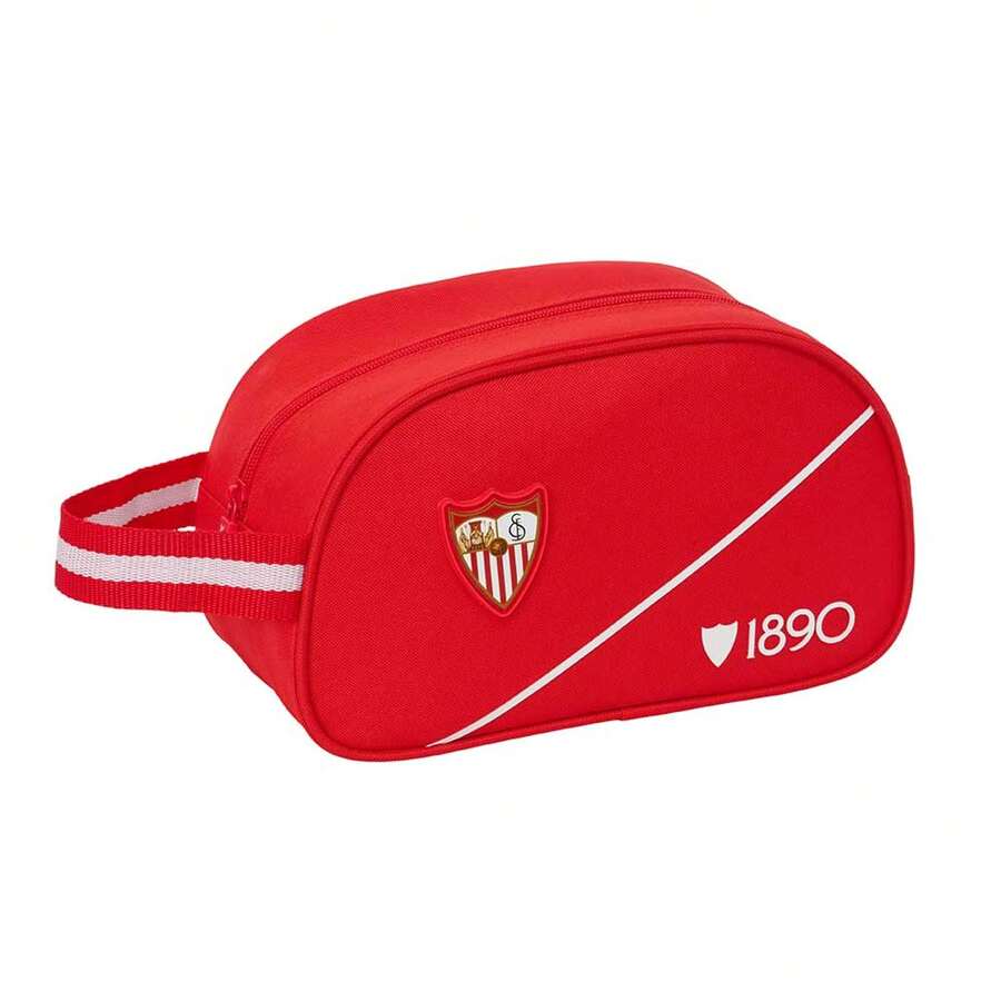 | Sevilla FC School Pencil Case Adaptable To Trolley (Without Trolley), Interior Organizers And Lined Interior, Side Handle, Zipper Compartments - Option 3 - View 1