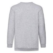 Fruit Of The Loom Childrens Unisex Set In Sleeve Sweatshirt (Pack Of 2) - Heather Grey - View 2