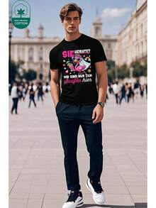 Singles-Party-T-Shirt, JGA Singles-Nacht-T-Shirt, Unisex, 180 g - Weiss - Übersicht 7