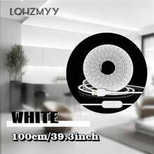 LQHZMYY 1件 低壓 5V LED 柔性霓虹燈條，附按鈕開關，白色/暖光，1m/2m/3m/4m/5m，適用於直播補光、臥室補光、櫥櫃、浴室鏡子、廚房、餐桌、鏡子、派對與驚喜氛圍 - 霓虹燈 - 查看 20