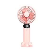Tragbarer Handventilator Mini, wiederaufladbar, Desktop-Kühlgerät für Zuhause und Wohnheim, 1200mAh - Handgehalten - Übersicht 12