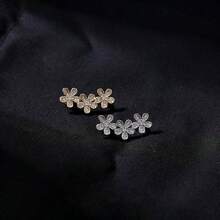 1pc 2PCS Small Flower Exquisite Brooch Pin For Clothing, Simple Shirt Anti-Exposure Button Collar Decoration Design Niche Brooch - Multicolor - View 8