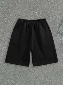 Men T-Shirt Co-Ords - Black - View 3