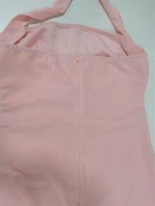 Elegant Mid-Length Women's Dress, Suitable For Vacations, Daily Gatherings, Parties And Cocktail Events, Summer Pink - Rosa - View 8