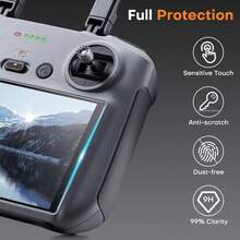 3pcs/Set High Definition Tempered Glass Screen Protector, Compatible With RC/RC2 Mini 4/3 Pro Mavic 4 Pro Air 3S Drone Remote Controller, High Transparency And Scratch Resistant. - View 3