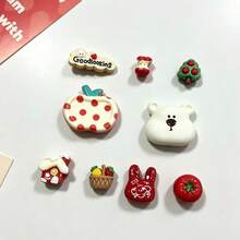 Each Set Contains 6 Or 9 Cartoon Apple Bear Fridge Magnets. These Exquisite Fridge Magnets Are Excellent Creative Gifts That Can Be Used To Decorate The Kitchen, Whiteboard, Storage Cabinet, Refrigerator, And Also For Home Decoration. - Style a - View 4