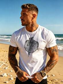 Men T-Shirts - White - View 6