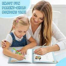 Fun Connect-The-Dots Coloring Series, Shape Drawing And Color Exploration, Focus Training Interactive Bestselling Holiday Gift, Suitable For Daily Learning And Entertainment, Enhances Observation, Concentration And Logical Thinking Skills - 趣味塗色系列 - 查看 7