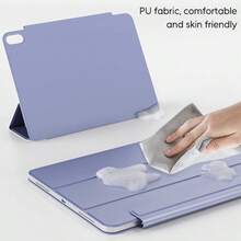 磁吸保護殼 適用於 iPad Pro 13 2025 M5、iPad Air 11 2026(M4)、iPad A16 11代/10代、iPad Mini 7、iPad Mini 6 2024 2022 M2、iPad Pro 12.9 4代 5代 6代 - 薰衣草色 - 查看 8