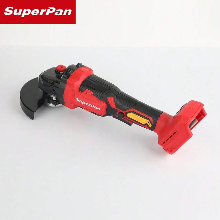 SuperPan Cordless Angle Grinder, 10000 RPM Brushless Electric Angle Grinder, With M14 Spindle, Suitable For/Battery, Can Be Used For Cutting, Grinding And Polishing - Red - View 1