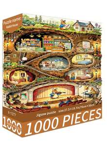 1000 Piece Puzzle - Parrot, Size 70cm X 50cm, Oil Painting Landscape, Adult Stress Relief, Decorative Art, Perfect Gift (Valentine's Day Gift, Birthday Gift) - Multicolor - View 13