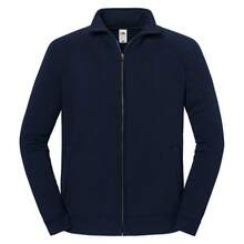 Fruit Of The Loom Unisex Adult Iconic Premium Sweat Jacket - Deep Navy - View 1