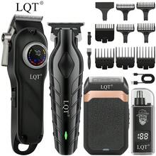 LQT 家用理髮工具組 (5件/4件/3件/2件/1件)，迷你無線理髮器套裝，鬍鬚修剪器、刮鬍刀和耳/鼻毛修剪器，USB 充電，男士理髮工具，適用於個人、家庭和理髮店使用，理想的男士禮物，父親節禮物 - 查看 11
