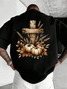 Men T-Shirts - 黑色 - 查看 3