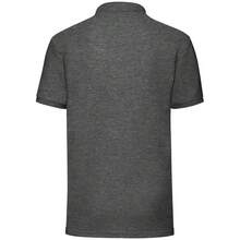 Fruit Of The Loom Mens Pique Polo Shirt - Dark Heather - View 2