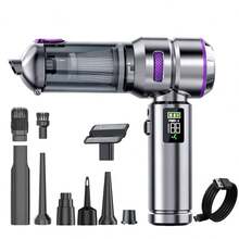 Multifunctional Portable Air Duster Wireless Car Vacuum Cleaner High Power One-Touch Dust Removal Handheld Brushless Motor Suitable For Car Home Office Camping Computer Keyboard And Laptop Cleaning Tool - Vacuum Cleaner - View 14