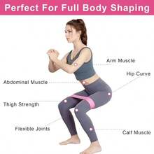 1PC Fabric Resistance Bands Set 3 Levels Booty Bands Non Slip Hip Exercise Bands For Legs Glutes Workout Fitness Home Gym Yoga For Women Men - Multicolor - View 3