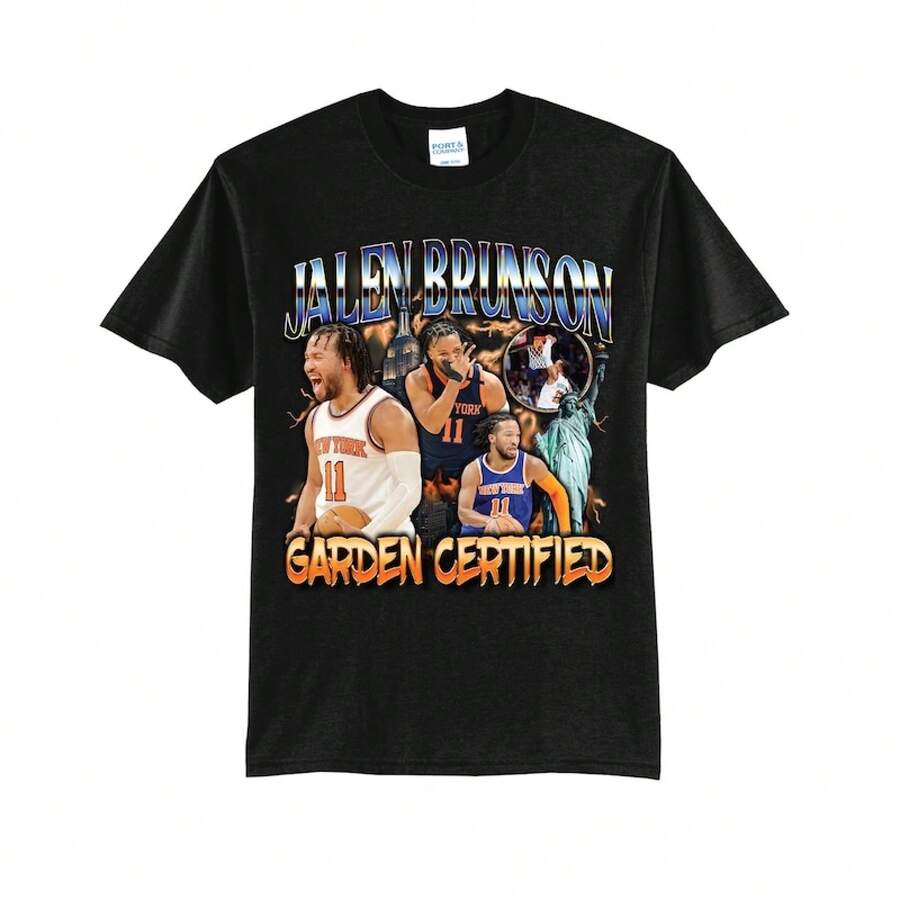 Jalen Brunson T-Shirt - Black - View 1