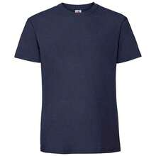 Fruit Of The Loom Mens Ringspun Premium T-Shirt - Navy - View 1