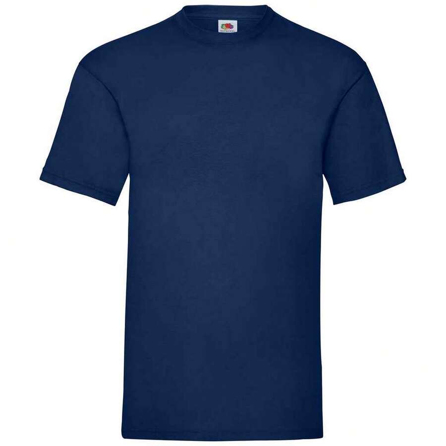 Fruit Of The Loom Mens Valueweight T-Shirt - 海軍 - 查看 1