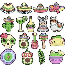 11/18PCS Mexico Death Day Shoe Charms Set, PVC Shoe Decorations, Shoe Accessories Charms, Gift Idea For Birthday Christmas Halloween Party Favors - Multicolor - View 2