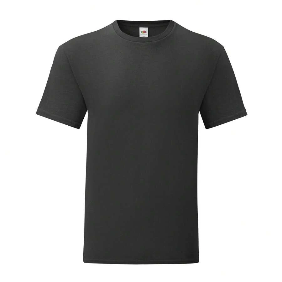 Fruit Of The Loom Mens Iconic 150 T-Shirt - Black - View 1