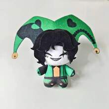 Caliente nuevo 10cm divertido juego de Anime The Freak Circus Harlequin Pierrot personaje periféricos juguetes de peluche muñeco de pelucheLeTssgShop - Verde - Ver 5