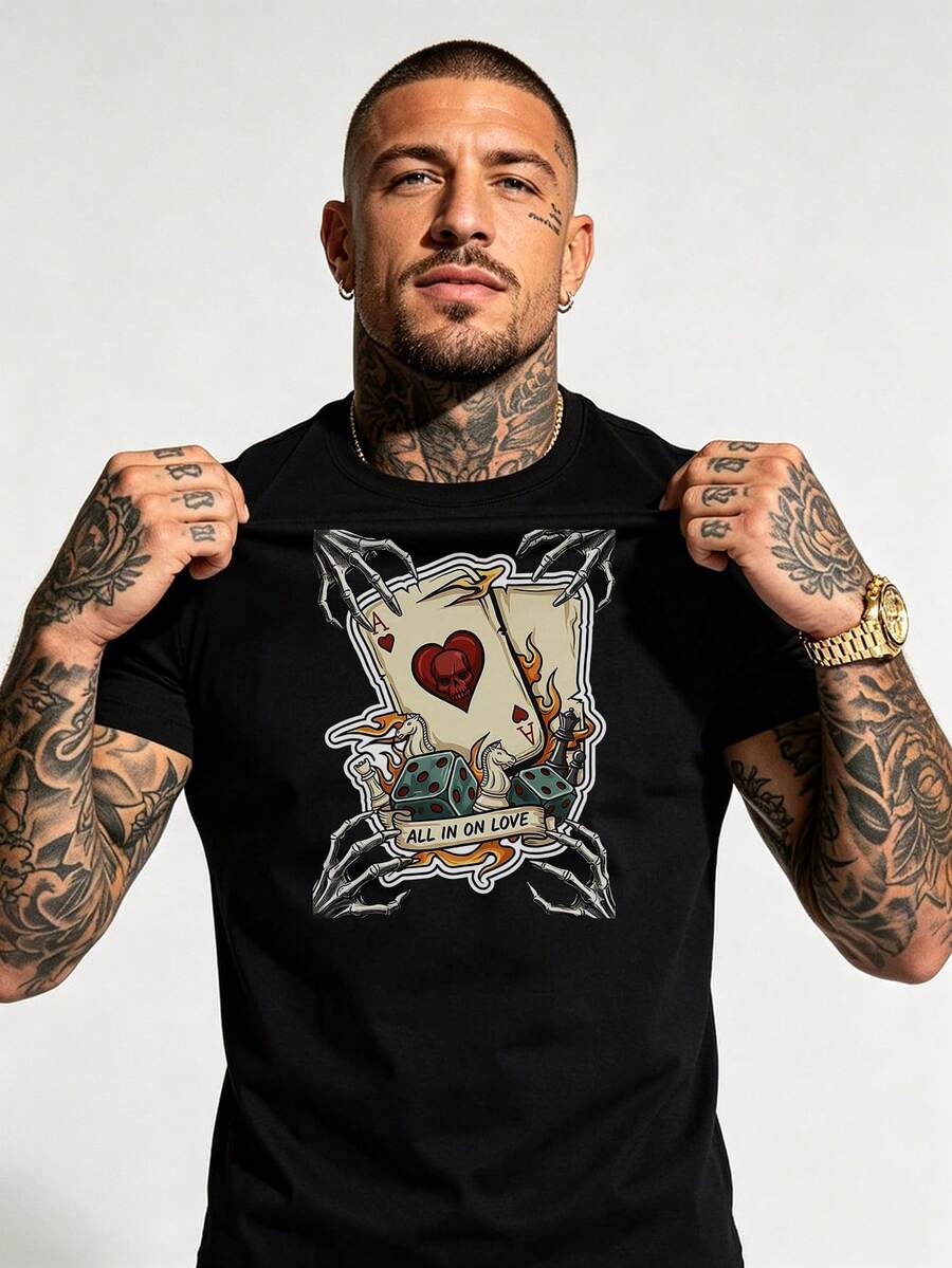 T-shirts för män - Svart - Visa 1