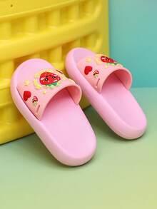 1 Pair Spring/Summer Baby Girl Comfortable Fashion Casual Lightweight Soft Sole Indoor/Outdoor Beach Versatile Slippers - White - View 6