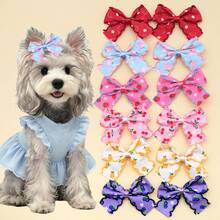 6/12pcs Pet Headwear Fruit Bow Hair Clip Yorkshire Teddy Cat Dog Cute Non Shedding Pet Beauty Accessories - Multicolor - View 7
