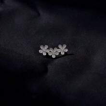 1pc 2PCS Small Flower Exquisite Brooch Pin For Clothing, Simple Shirt Anti-Exposure Button Collar Decoration Design Niche Brooch - Multicolor - View 7