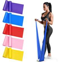 1pc - Multi-Color Yoga Stretching Band, Suitable For Back, Waist And Leg Exercises And Backbend Training. Equipped With Door Anchor And Adjustable Height, Made Of High-Strength Wide Polyester. Perfect For Flexibility Training. - Multicolor - View 11