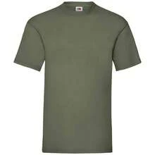 Fruit Of The Loom Mens Valueweight T-Shirt - 經典橄欖 - 查看 1