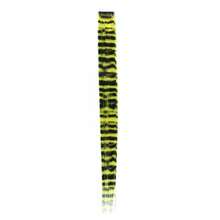 Extensões de Cabelo com Clipe Estampa de Zebra, 18 Polegadas (45cm) Peças de Cabelo Sintético Liso, Mechas de Cabelo Listradas de Leopardo Multicoloridas para Cosplay, Festa, Acessórios de Cabelo Diários, Halloween - Multicolorido - Visão 11