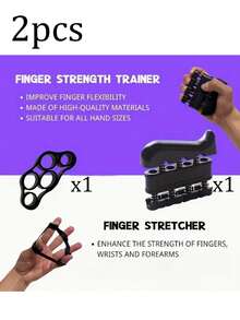 Wrist Strength Training Kit, Combines Wrist And Finger Strength Training - Black - View 17