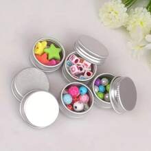 25packs 10g Aluminum Tin Jars - Durable Stylish Metal Containers Perfect For Face Care, Eye Cream, Lip Balm Gloss - View 7