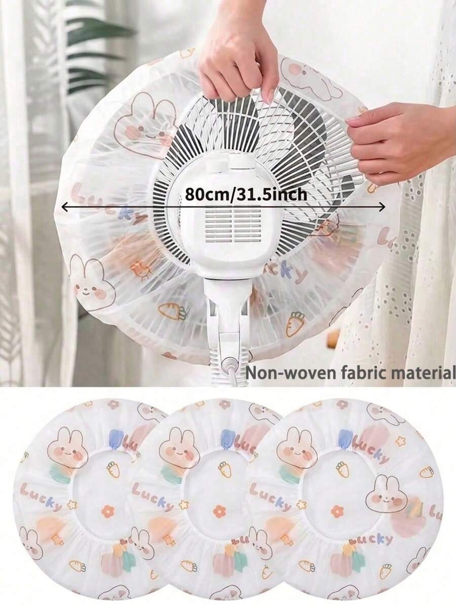 1/2/4 Stücke Ventilator Staubschutz - langanhaltend und staubdicht, geeignet für alle Ventilatoren, ganzjährig verwendbar, einfach zu reinigendes Design, passend für Zuhause und Büro, minimalistisches Erscheinungsbild, robuste Struktur, Bürozubehör, zufällige Farbe und Muster, dünnes Material für einfache Verpackung und Verwendung, für den Einmalgebrauch empfohlen, Muttertagsgeschenk, Schlafzimmerdekoration, Garten, Küchendekoration