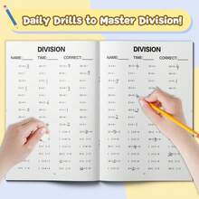 Children's Summer Math Workbook, Addition, Subtraction, Multiplication Or Division Exercises, Suitable For Mental Math Training, Basic Arithmetic Ability Improvement And Daily Learning. Back To School - 除法 - 查看 4