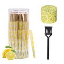 Pre Roll Paper Tool Set: 48 Pieces Of Fruit Flavored,Flavored Cones,Patterned Grinder, Filler, And Small Brush, Evenly Burned, Household Tool, Easy To Use, Gift For Smoking Enthusiasts, Father's Day Gift. - Multicolor - View 13