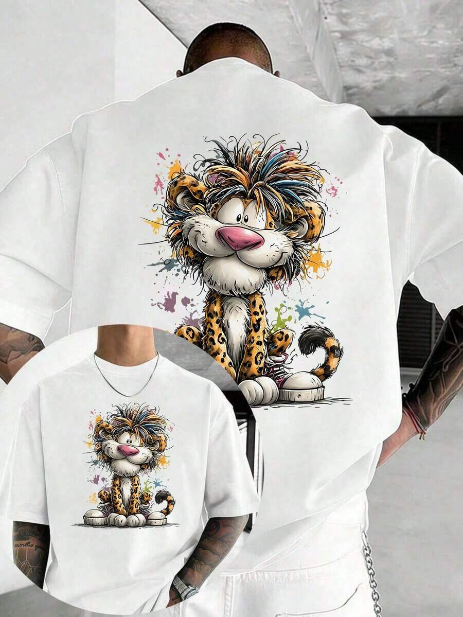 Men T-Shirts - 白色 - 查看 1
