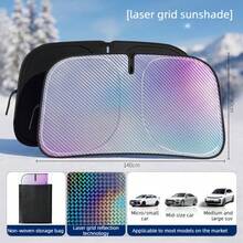 Car Specific Sunshade For Front Windshield, Portable Folding Windshield Sunshade, Front Window Heat-Insulating Windshield Protective Cover, Suitable For Most Vehicles, Easy To Store, With Thermal Insulation - A - View 13