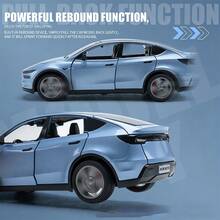Modelo de Vehículo de Nueva Energía 1/32 - Body de Aleación - Modelo de Coche Realista - 6 Puertas Abribles - Espejos Retrovisores Plegables, Adecuado para Colección de Entusiastas de Autos, Colección de Decoración de Escritorio de Oficina - Multicolor - Ver 5
