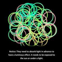 12/30 Pcs Multicolor Silicone Jelly Bracelets Rainbow Glow Neon Stretchable Gummy Rubber Bracelets Hair Ties Party Favor For Adults Women (Random Color) - View 5