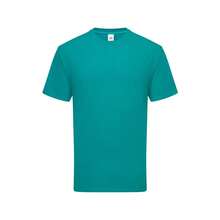 Fruit Of The Loom Mens Iconic Premium Ringspun Cotton T-Shirt - Ocean Teal - View 1