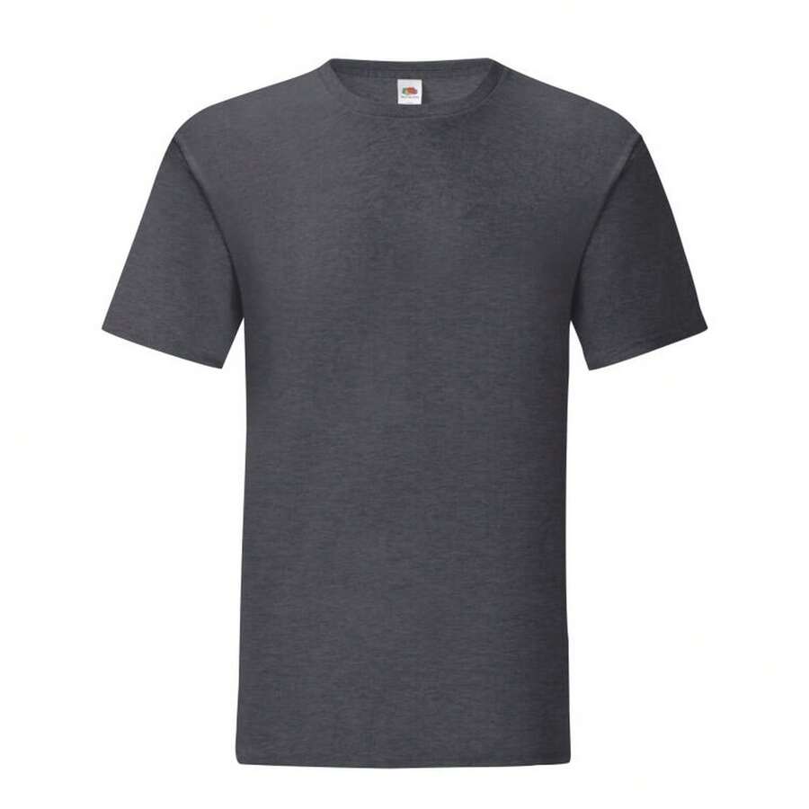 Fruit Of The Loom Mens Iconic 150 T-Shirt - Dark Heather - View 1